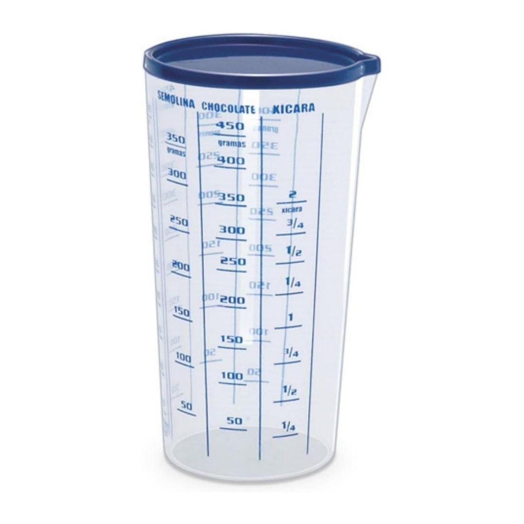Copo de medida Graduado 500ml C/Tampa
